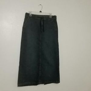 Old Navy Long Blue Jeans Skirt